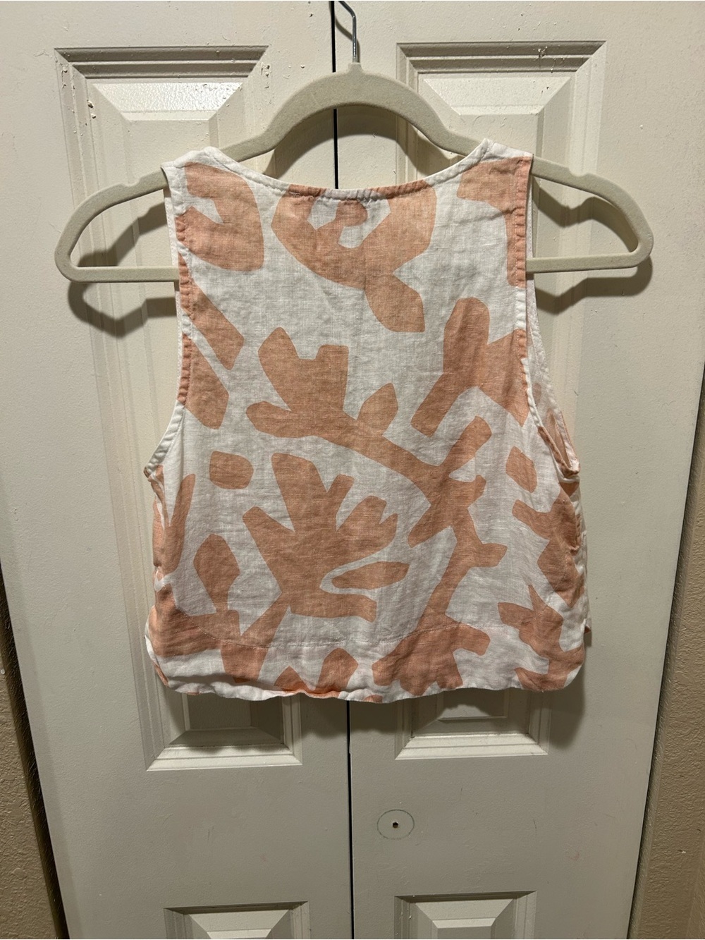 Flavia Aranha Linen 100% Clarissa Linen Top Cropped , size XS - Picture 5 of 8
